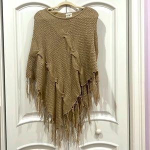 Womens poncho- one size